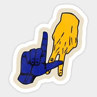 RAMS Hand Signal Sticker